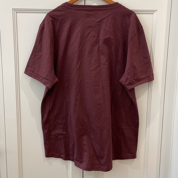 INIMIGO Organic Cotton Burgundy Tee Shirt—Great Style—New With Out Tags—2XL - Picture 4 of 7